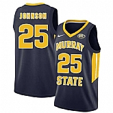 Murray State Racers 25 Jalen Johnson Navy College Basketball Jersey Dzhi,baseball caps,new era cap wholesale,wholesale hats